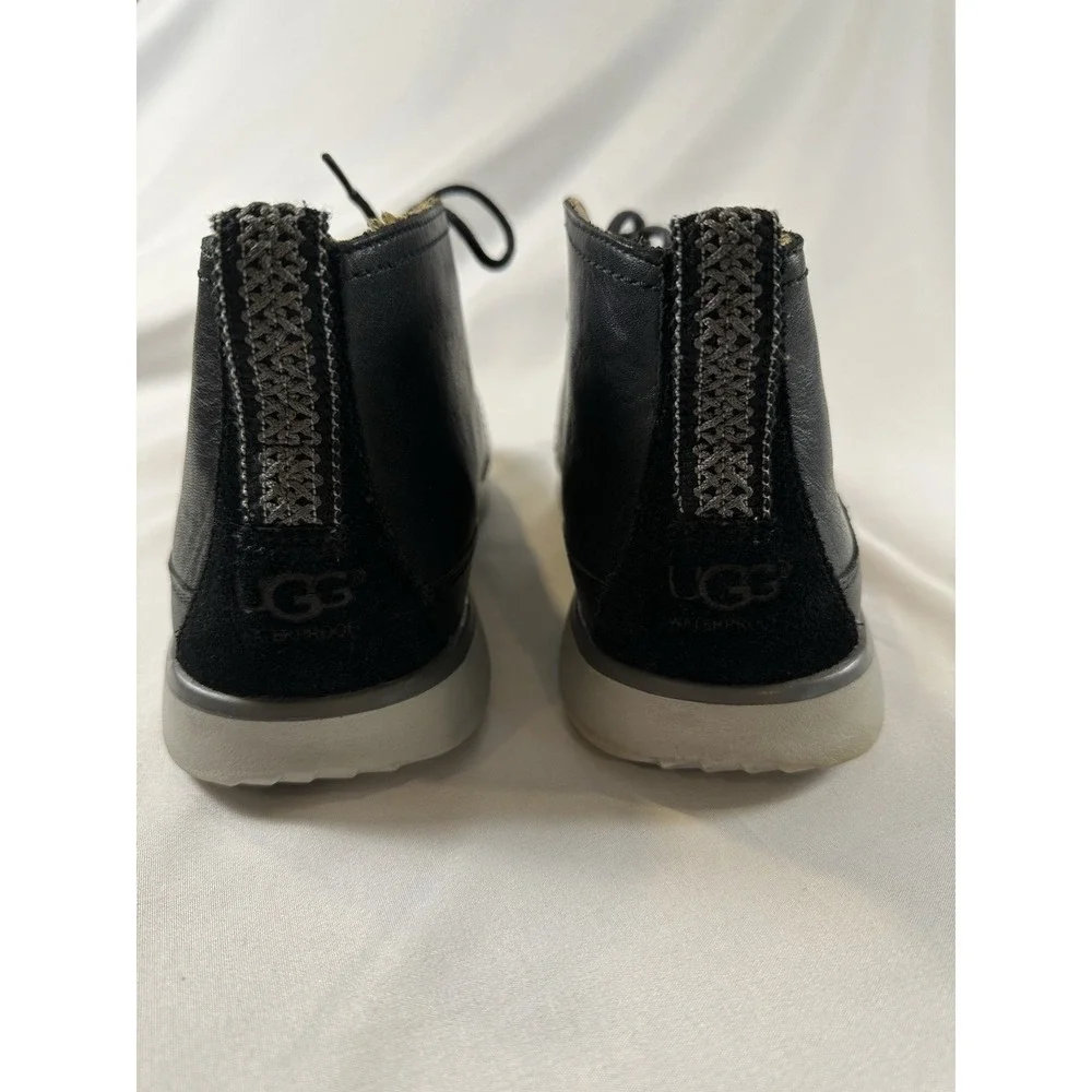 UGG Freamon Waterproof Chukka Ankle Leather Boots Black‎ 1017277 Mens Size 12